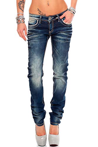 Cipo & Baxx Damen Jeans WD256-bans...